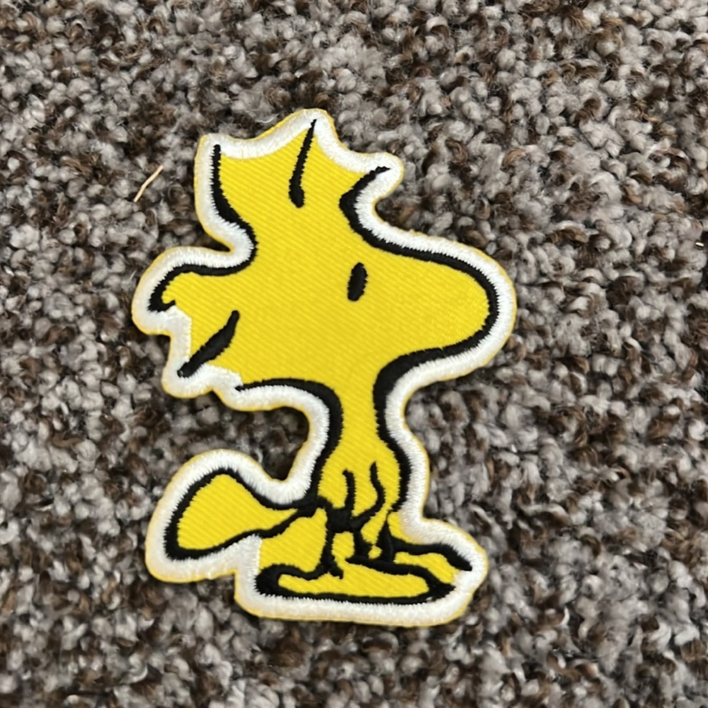 Snoopy patch iron on Woodstock Peanuts DIY retro